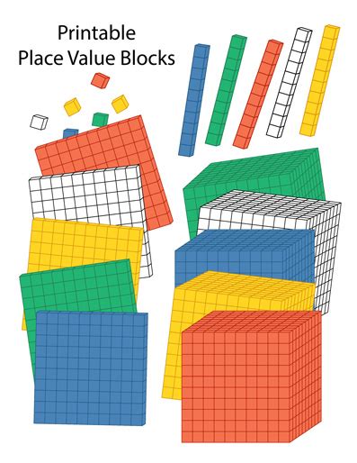 Place Value Blocks Printable